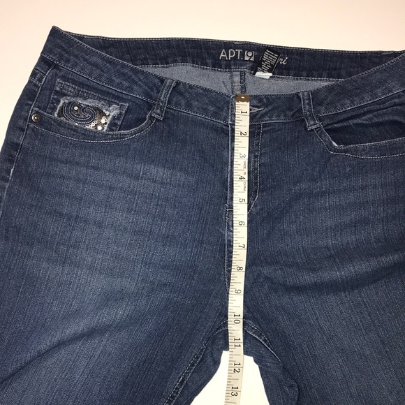 Apt 9 Capri Jeans Size 14 - Picture 3 of 8